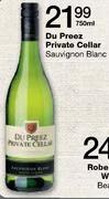Du Preez Private Cellar Sauvignon Blanc-750ml
