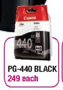 Canon PG-440 Black Cartridge-Each