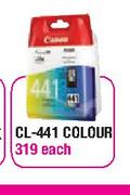 Canon Cl-441 Colour Cartridge-Each