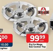 Big Jim Mega Gas Cooker Top Each