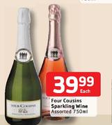 Four Cousins Sparkling Wine Assorted-750ml Each