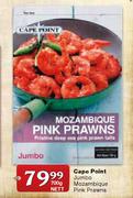 Cape Point Jumbo Mozambique Pink Prawns-700g Nett