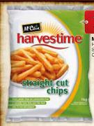 McCain Harvestime Straight Cut Chips-1kg