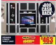 Silvana 3 Piece Wall Unit
