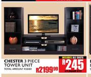 Chester 3 Piece Tower Unit