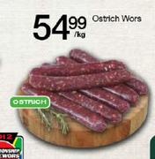 Ostrich Wors-Per Kg