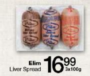 Elim Liver Spread-3 x 100gm