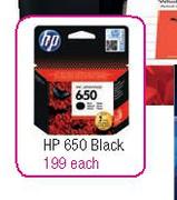HP 650 Black-Each