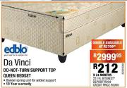 Edblo Da Vinci Do-Not-Turn Support Top Queen Bedset