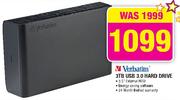 Verbatim 3TB USB 3.0 Hard Drive