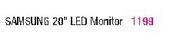 Samsung 20" LED Monitor