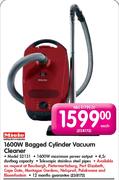 Miele 1600W Bagged Cylinder Vacuum Cleaner (S2131)