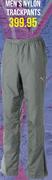 Puma Men's Nylon Trackpants