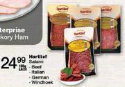 Hartlief Salami Beef/Italian/German/Windhoek-100gm Each