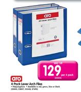 Aro 4 Pack Lever Arch Files-Per 4 Pack