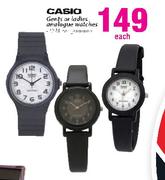 Casio Gents Or Ladies Analogue Watches-Each