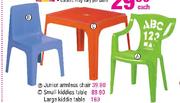 Large Kiddie Table-Each