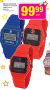 Manchester United Chelsea Or Liverpool Digital Saccer Watches-Each