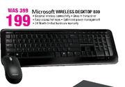 Microsoft Wireless Desktop 800-Each