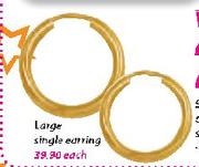 Large Single Earring-Each