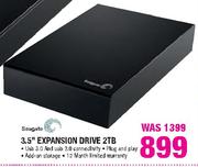 Seagate 3.5" Expansion Drive 2TB-Each