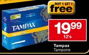 Tampax Tampons-12's