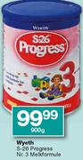 Wyeth S-26 Progress Nr. 3 Melkformula-900gm