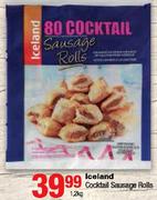 Iceland Cocktail Sausage Rolls-1.2Kg Each