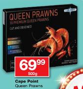 Cape Point Queen Prawns-500gm Each