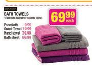 Glorina Bath Towels-Each