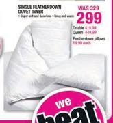 Single Featherdown Duvet Inner-Each