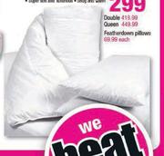 Featherdown Pillows-Each