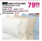 Single Fitted Sheet-Each