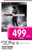 Xbox 360 Or PS3 Tomb Raider-Each