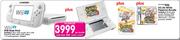 WiiU 8GB Base Pack+DS Lite White Pokemon Bundle-Per Bundle