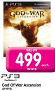 PS3 God Of Wa Ascension-Each
