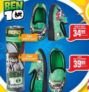 Ben10 Toddler Boys Slippers Size 3-8