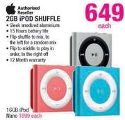 Apple 2GB IPod Shuffle-Each