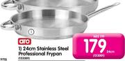 Aro 24Cm Stainless Steel Professional Frypan