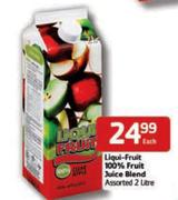 Liquid-Fruit 100% Fruit Juice Blend-2 Litre Each