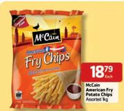 McCain American Fry Potato Chips-1Kg Each