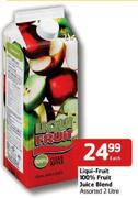 Liqui-Fruit-100% Fruit Juice Blend Assorted-2ltr Each