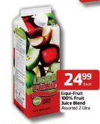 Liqui-Fruit 100% Fruit Juice Blend Assorted-2L Each