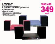 Logik 2.0 Home Theatre(DVD-8000S)-Each
