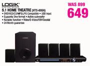 Logik 5.1 Home Theatre(HTS-808A)-Each