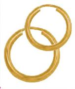 9ct Gold & Silver Single Earring Bonded-Each