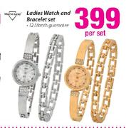 Monaco Ladies Watch & Bracelet Set-Per Set