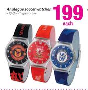 Analogue Soccer Watches-Each