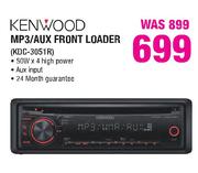 Kenwood MP3/AUX Front Loader(KDC-3051R)