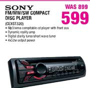 Sony FM/MW/SW Compact Disc Player(CEXGT320)